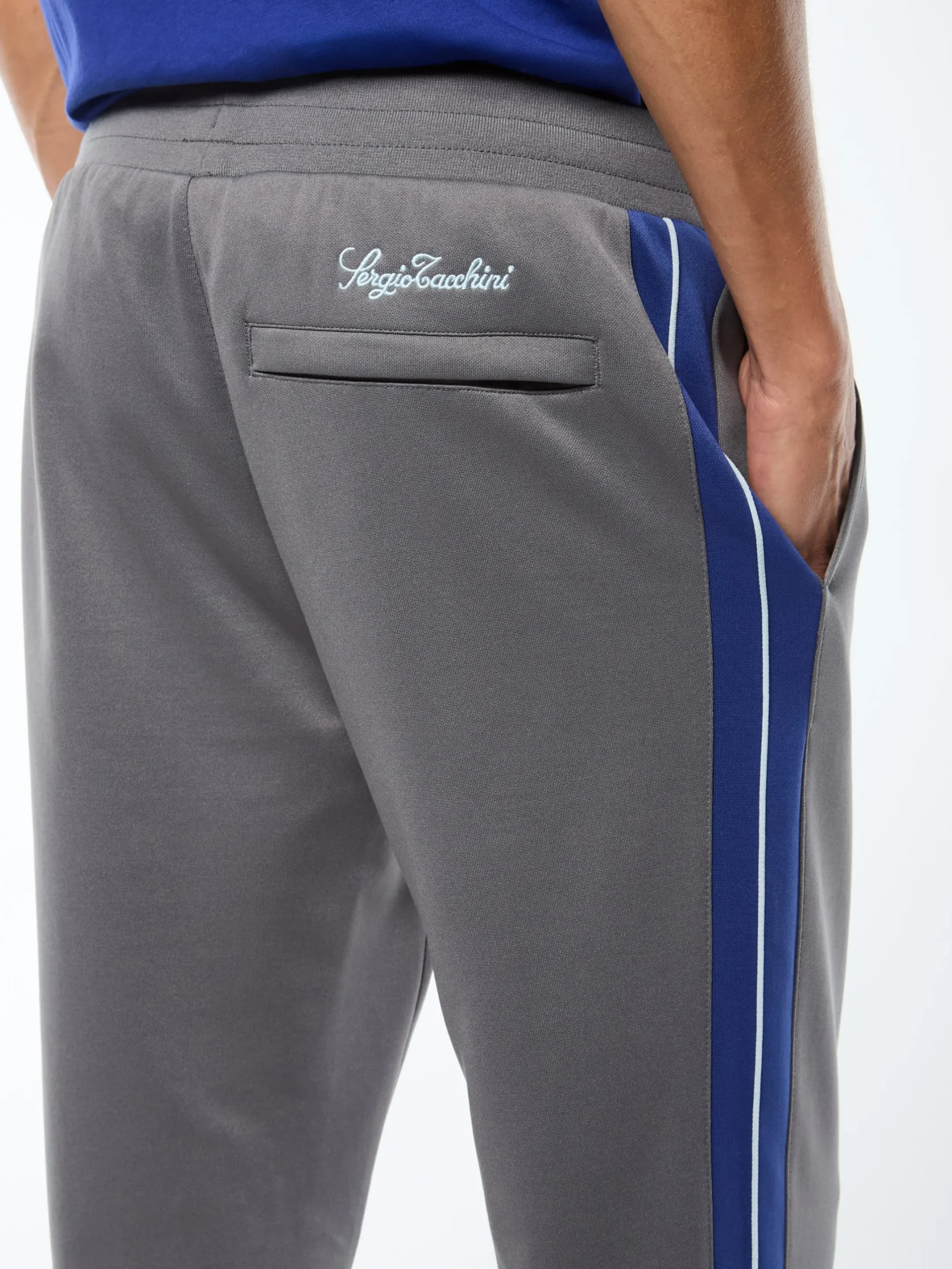 Semplice Track Pant-Quiet Shade