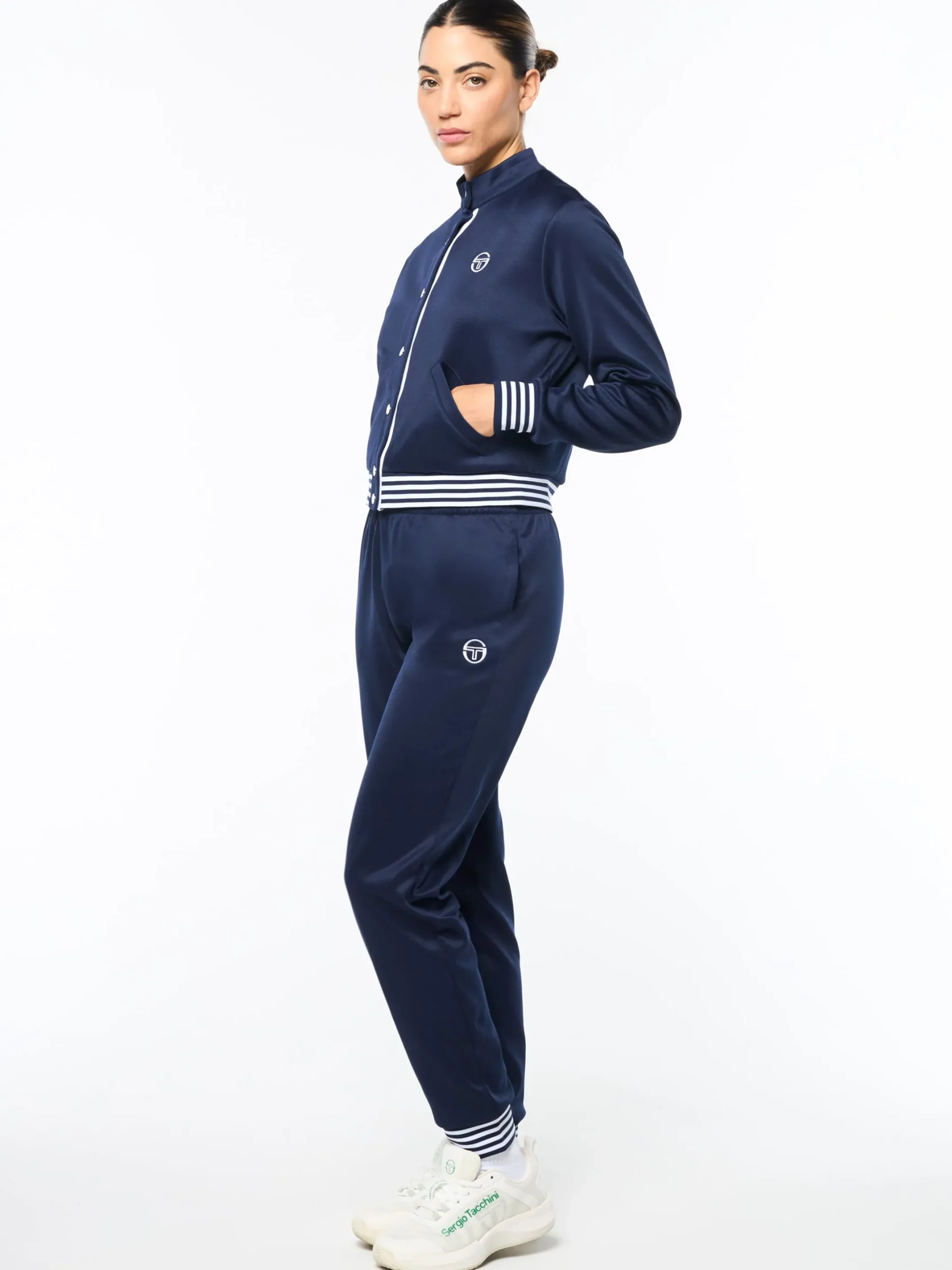 Sienna Track Jacket- Maritime Blue