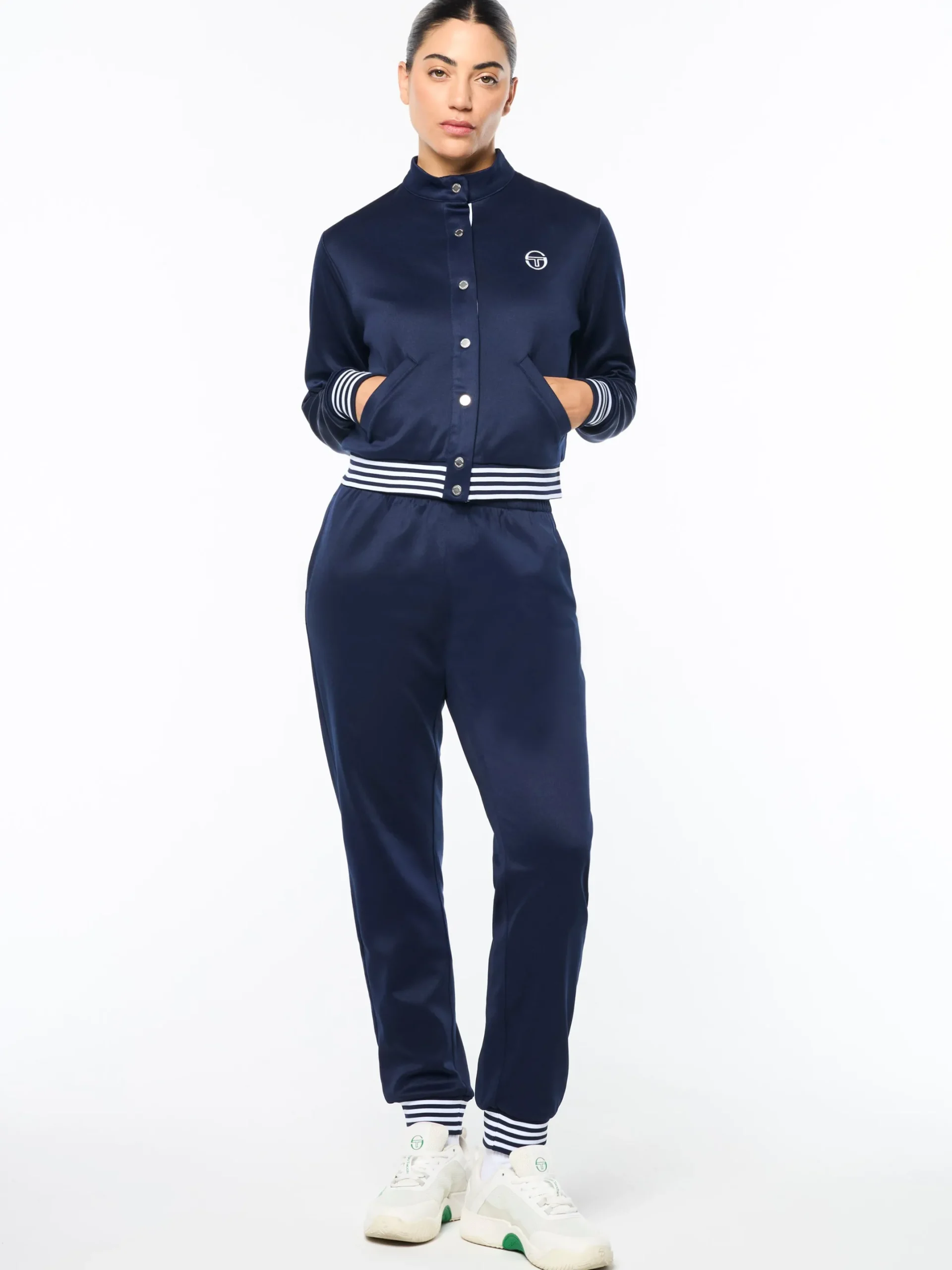 Sienna Track Jacket- Maritime Blue