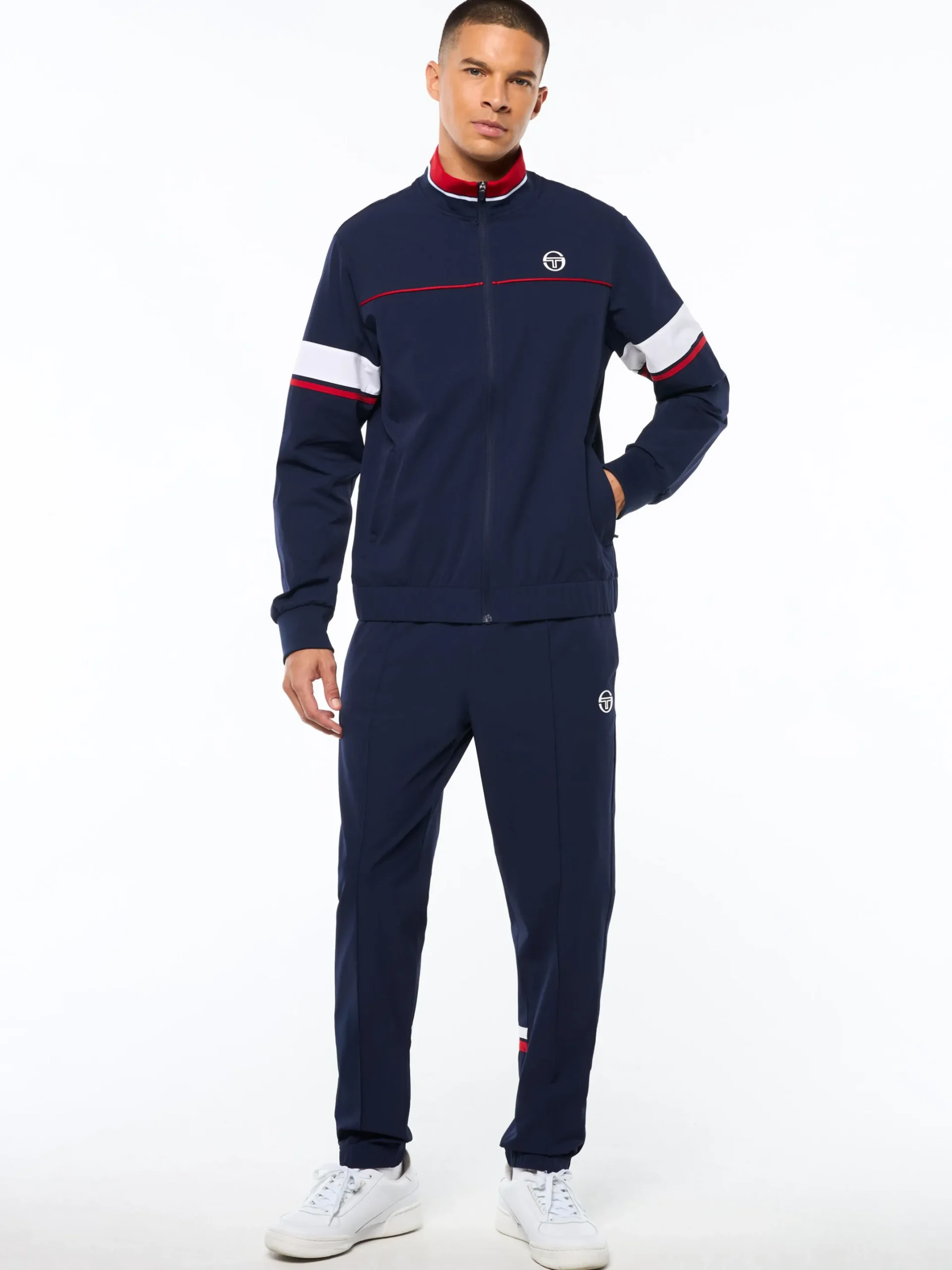 Solare Track Jacket-Maritime Blue