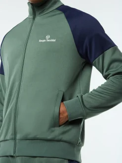 Spacco Track Jacket- Duck Green