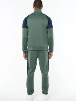 Spacco Track Jacket- Duck Green