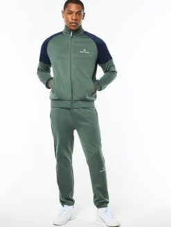 Spacco Track Jacket- Duck Green