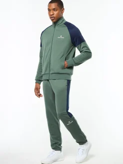 Spacco Track Jacket- Duck Green