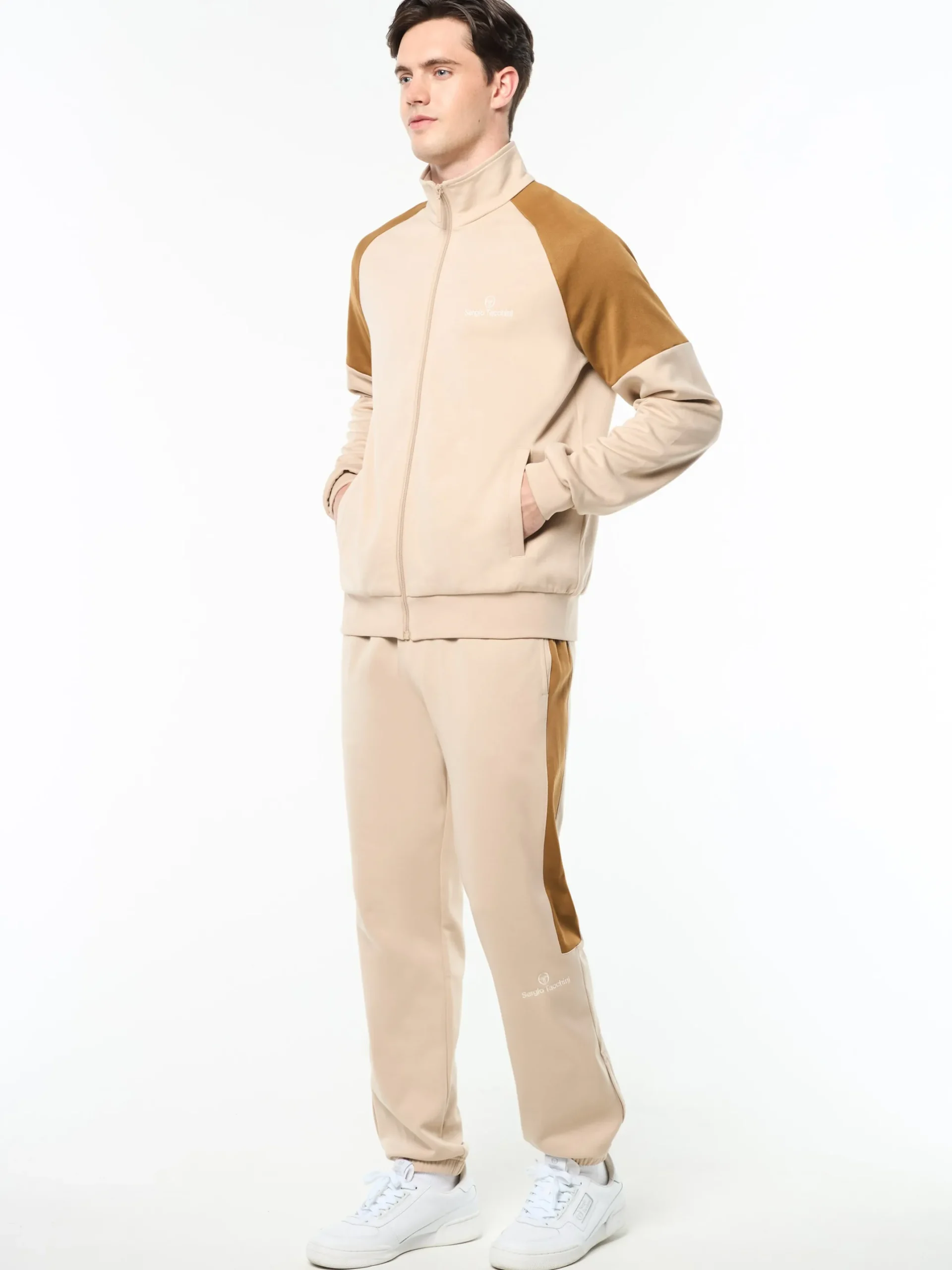 Spacco Track Jacket- Humus