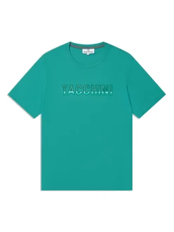 Strisce T-Shirt-Bottle Green