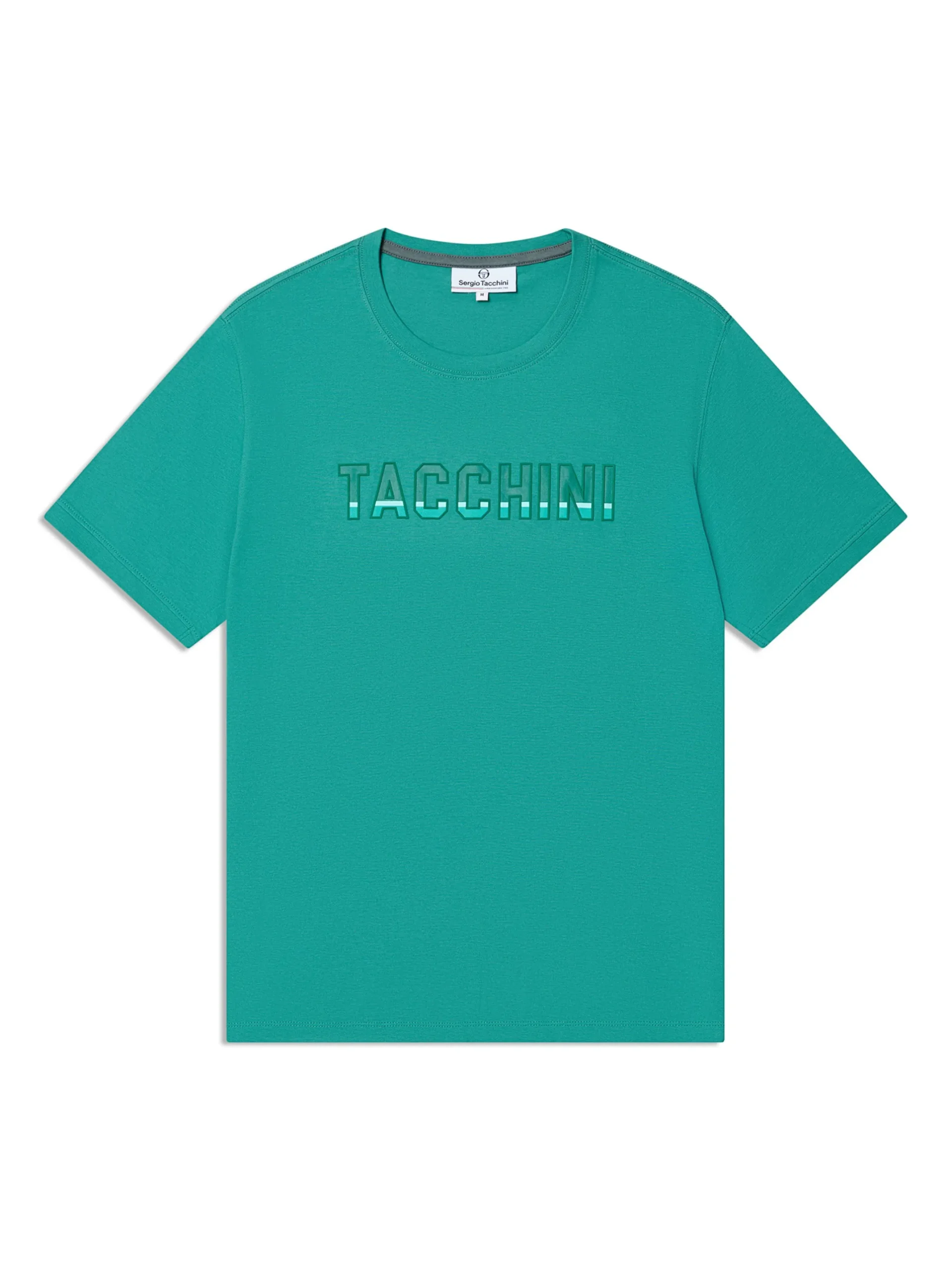 Strisce T-Shirt-Bottle Green