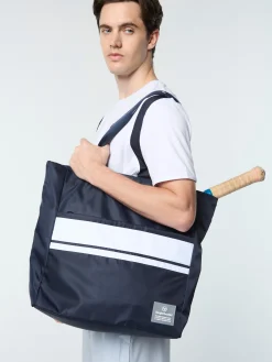 Tennis Tote- Maritime Blue