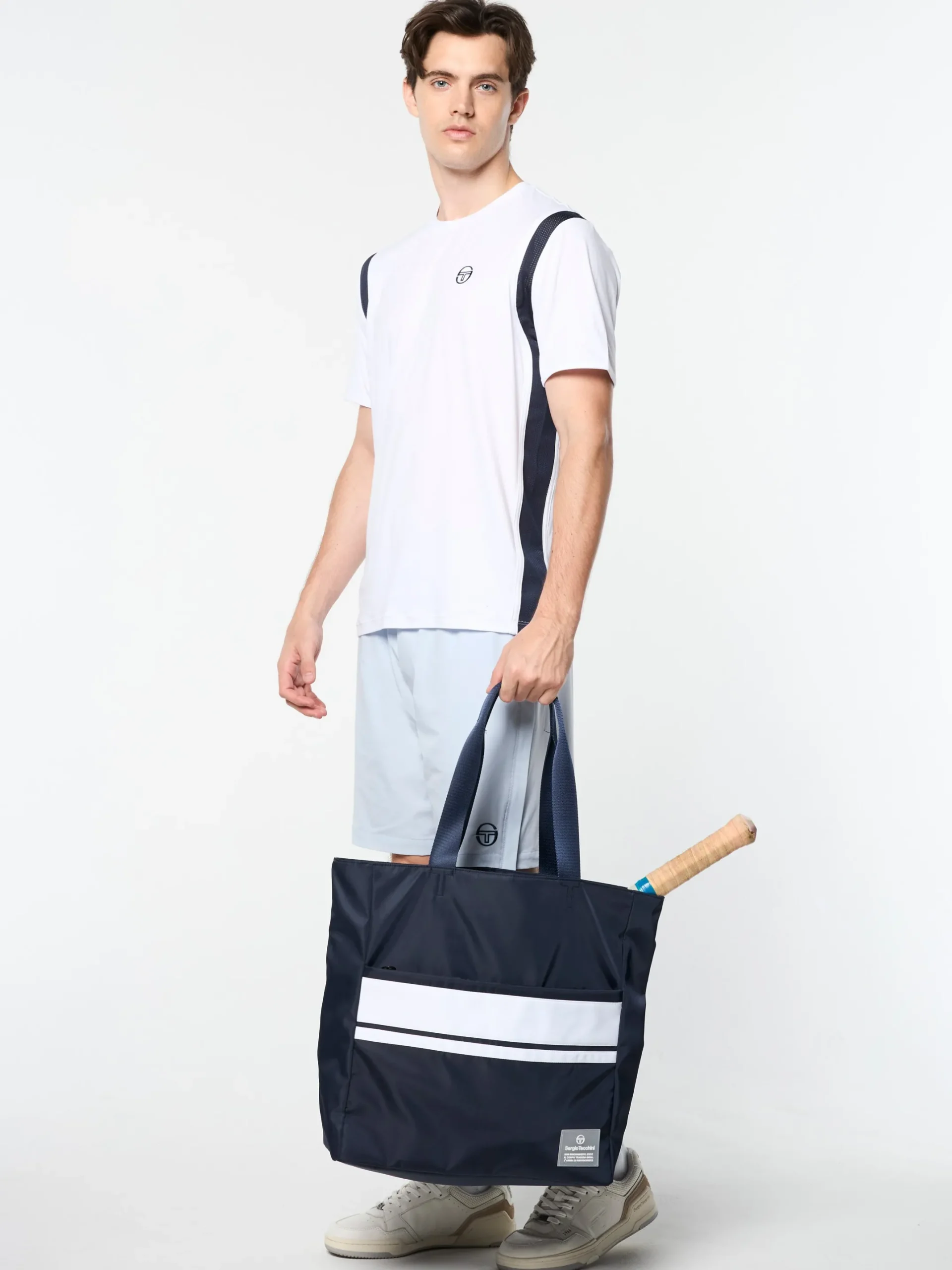 Tennis Tote- Maritime Blue