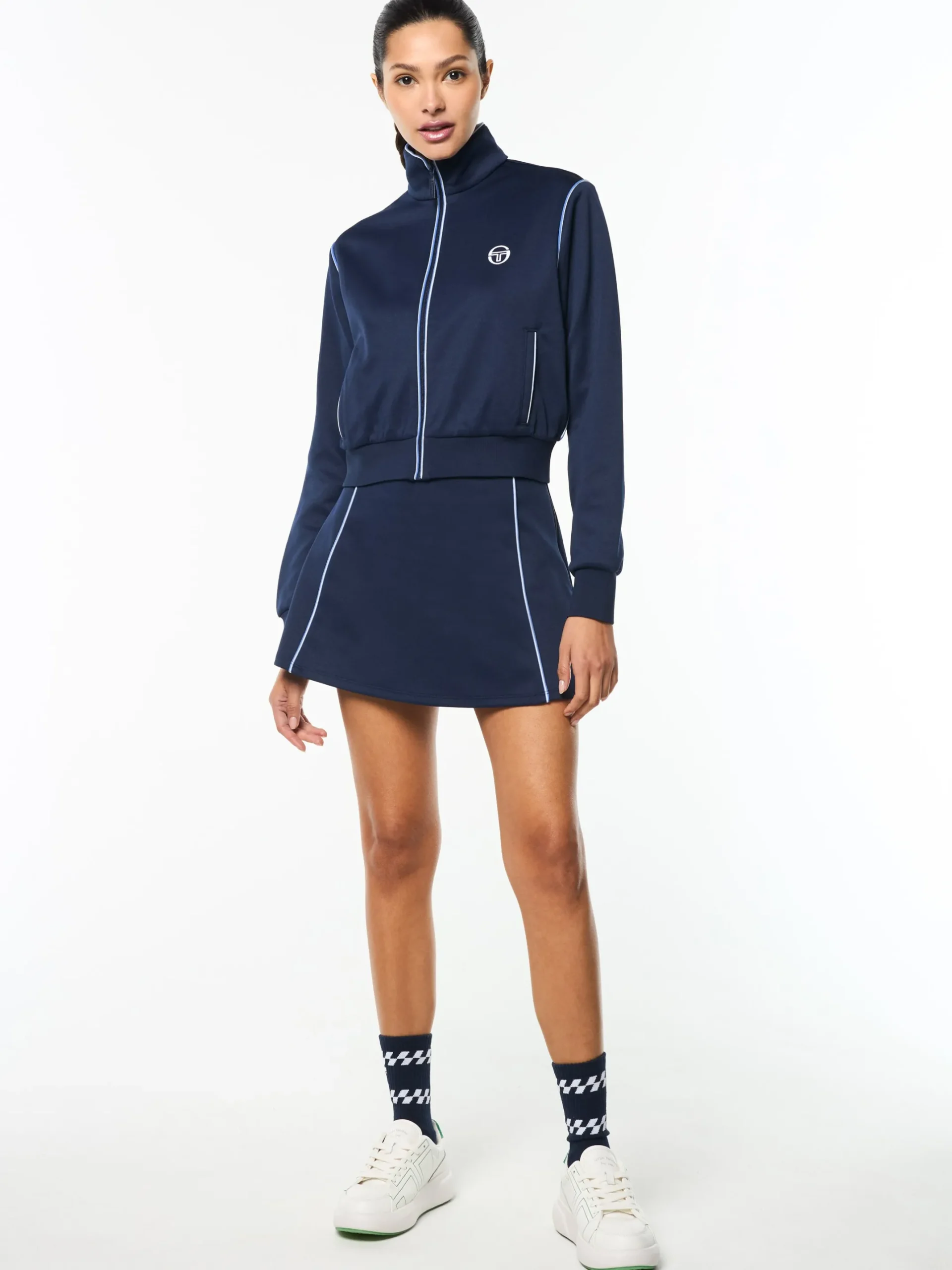 Terina Track Jacket- Maritime Blue