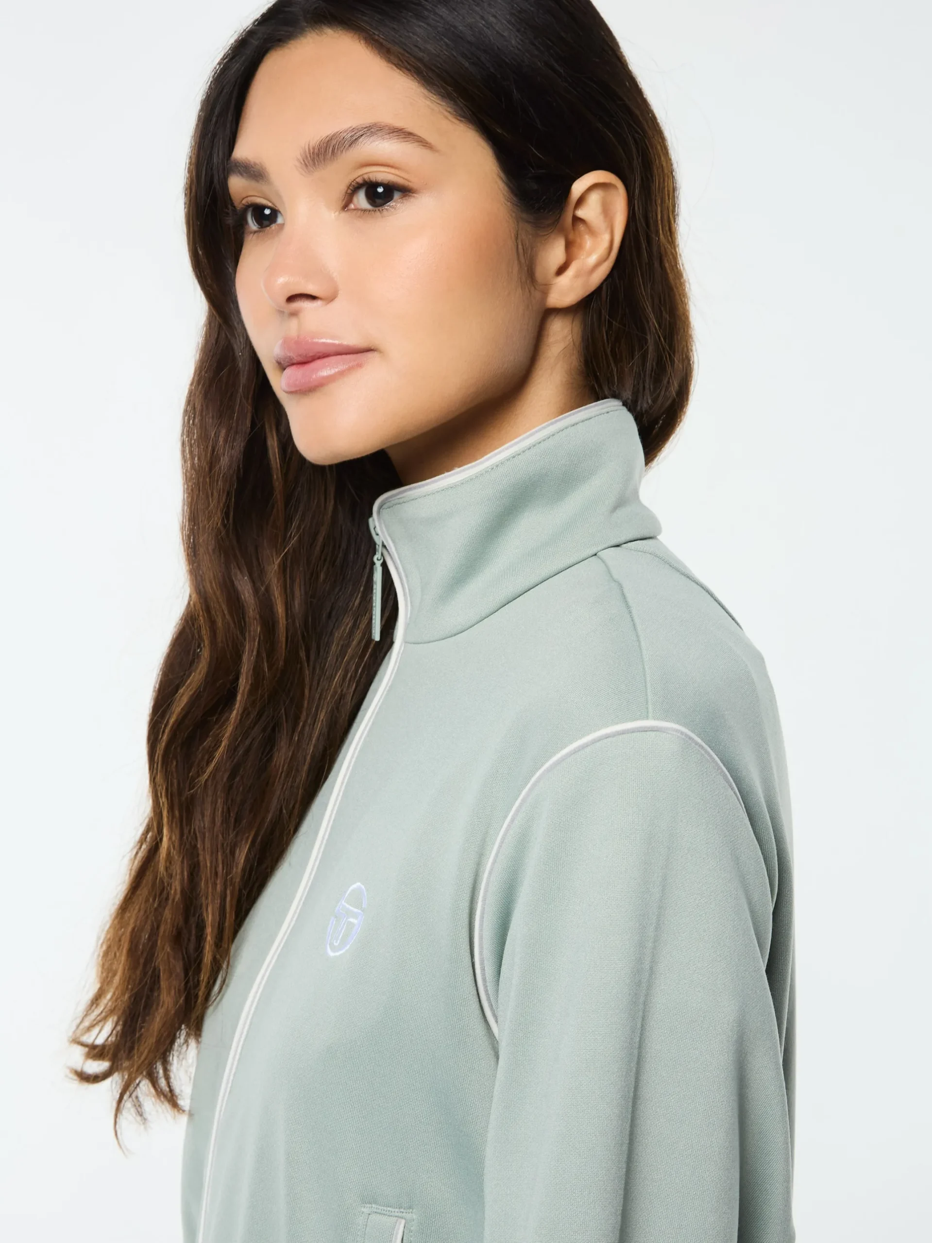 Terina Track Jacket- Slate Gray