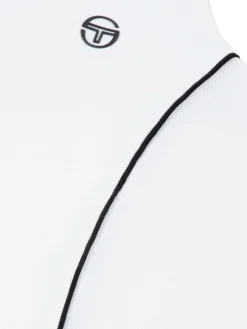 Tessa Scoop Neck Tank- Brilliant White
