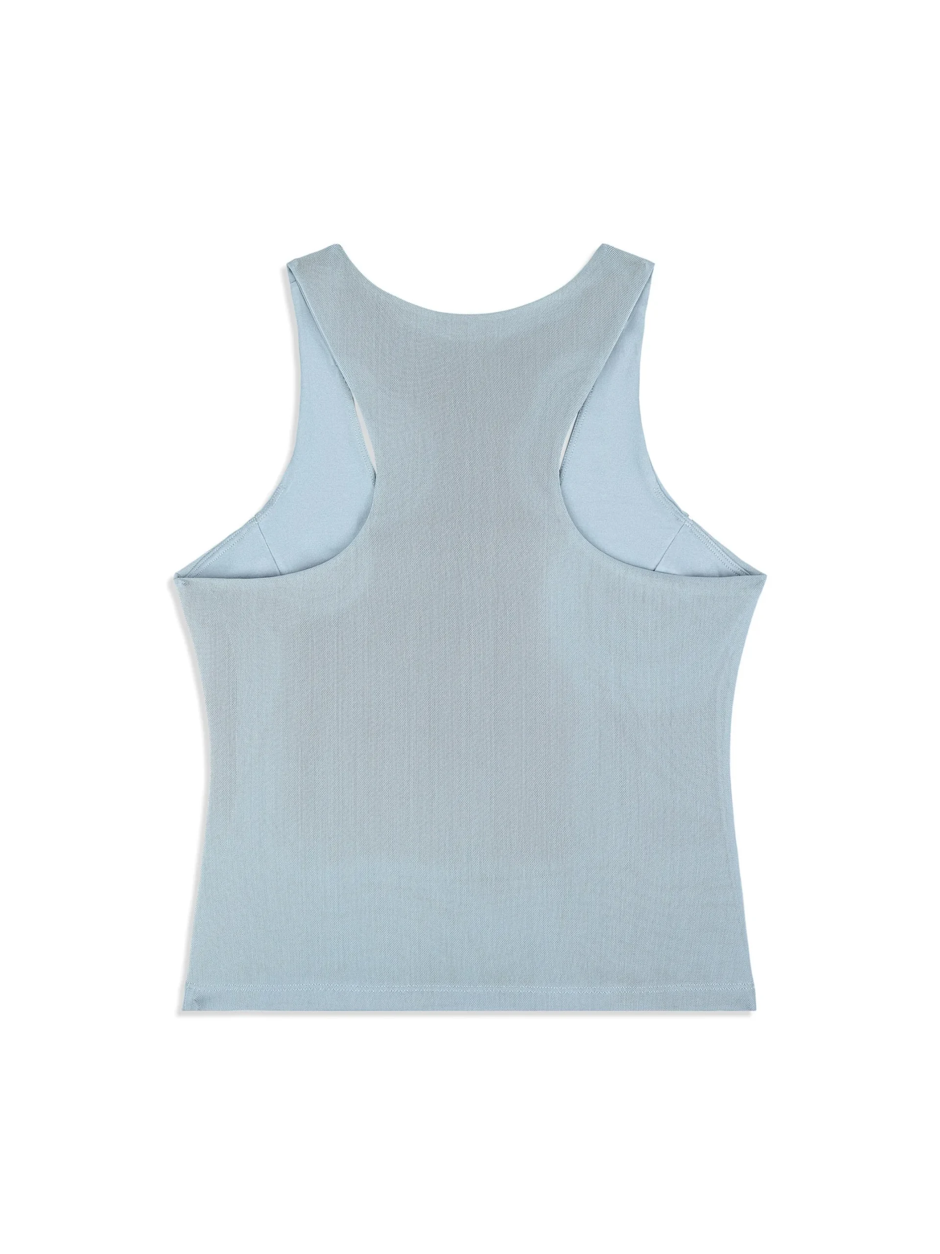 Tessa Scoop Neck Tank- Faded Denim