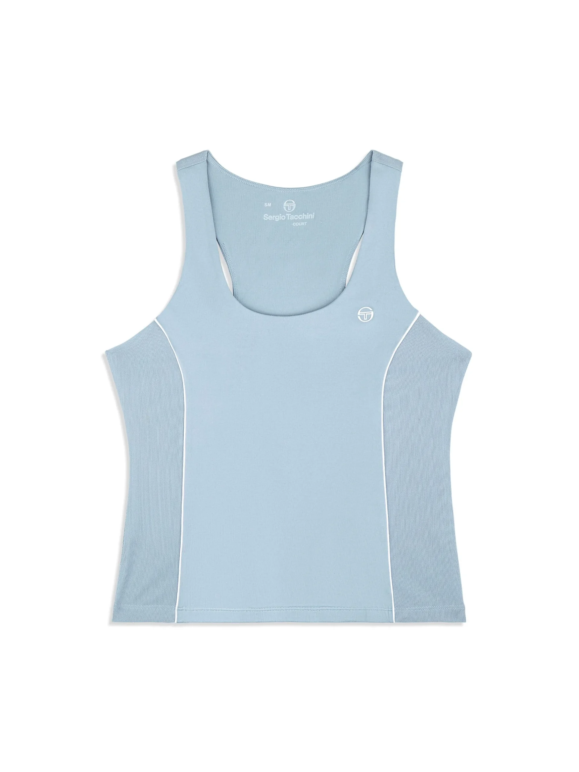 Tessa Scoop Neck Tank- Faded Denim