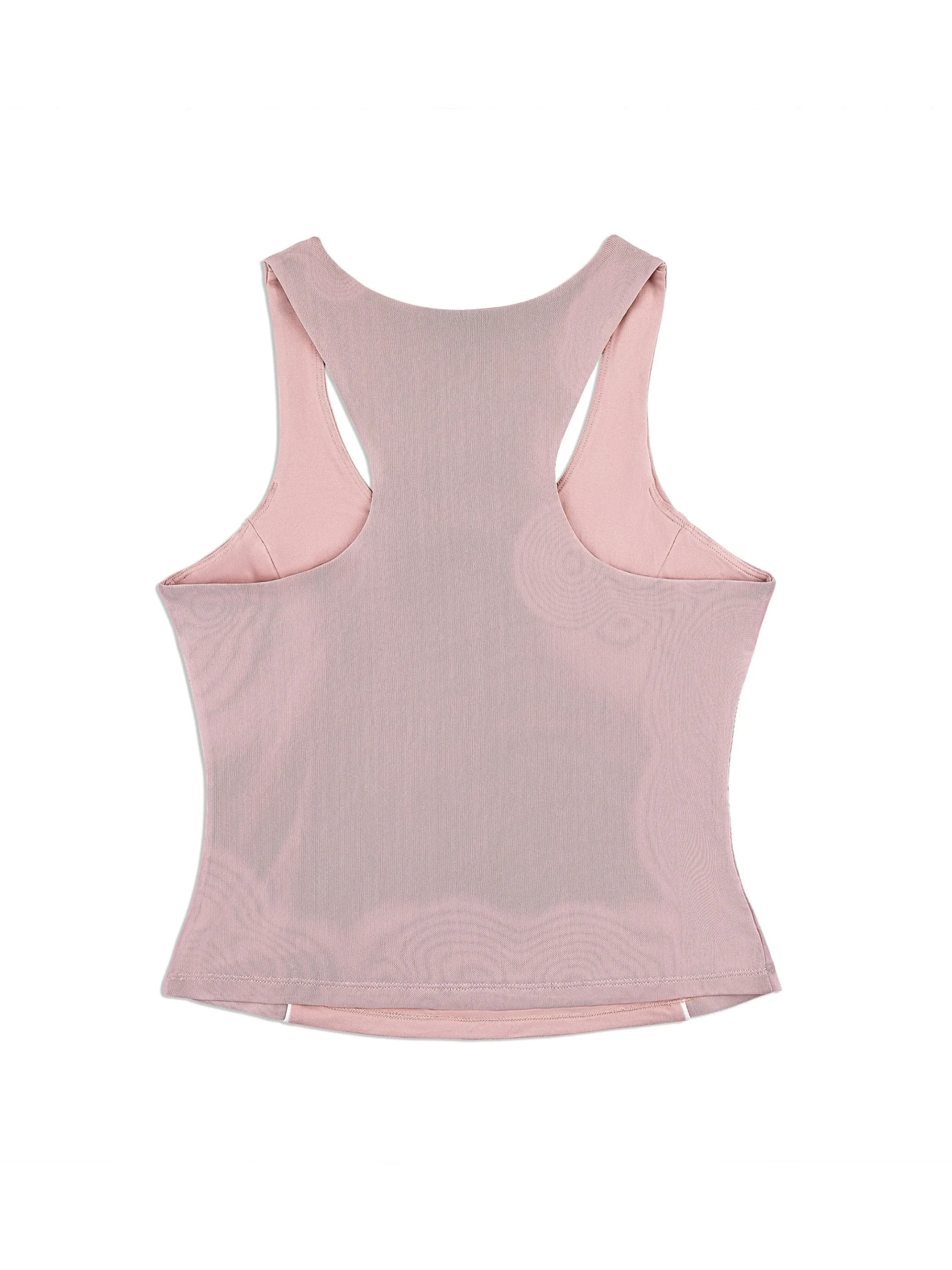 Tessa Scoop Neck Tank- Pale Mauve