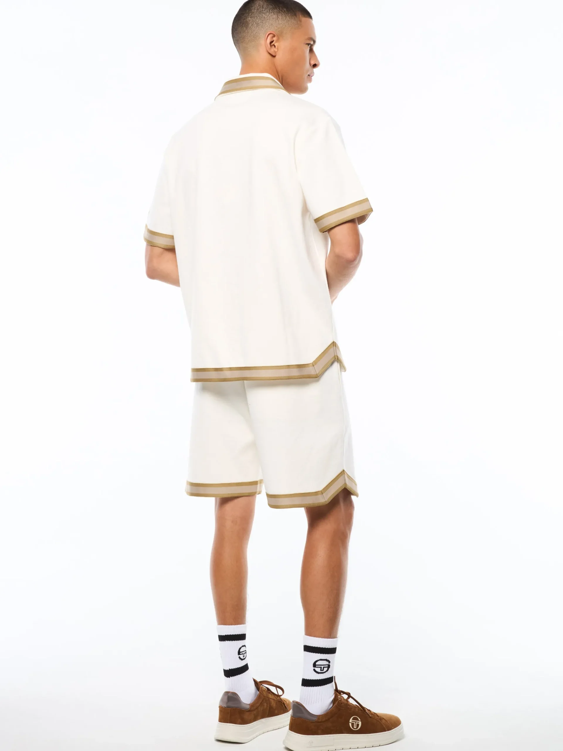 Tito Short Sleeve Polo-Gardenia