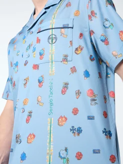 Tosca Cabana Shirt- Faded Denim