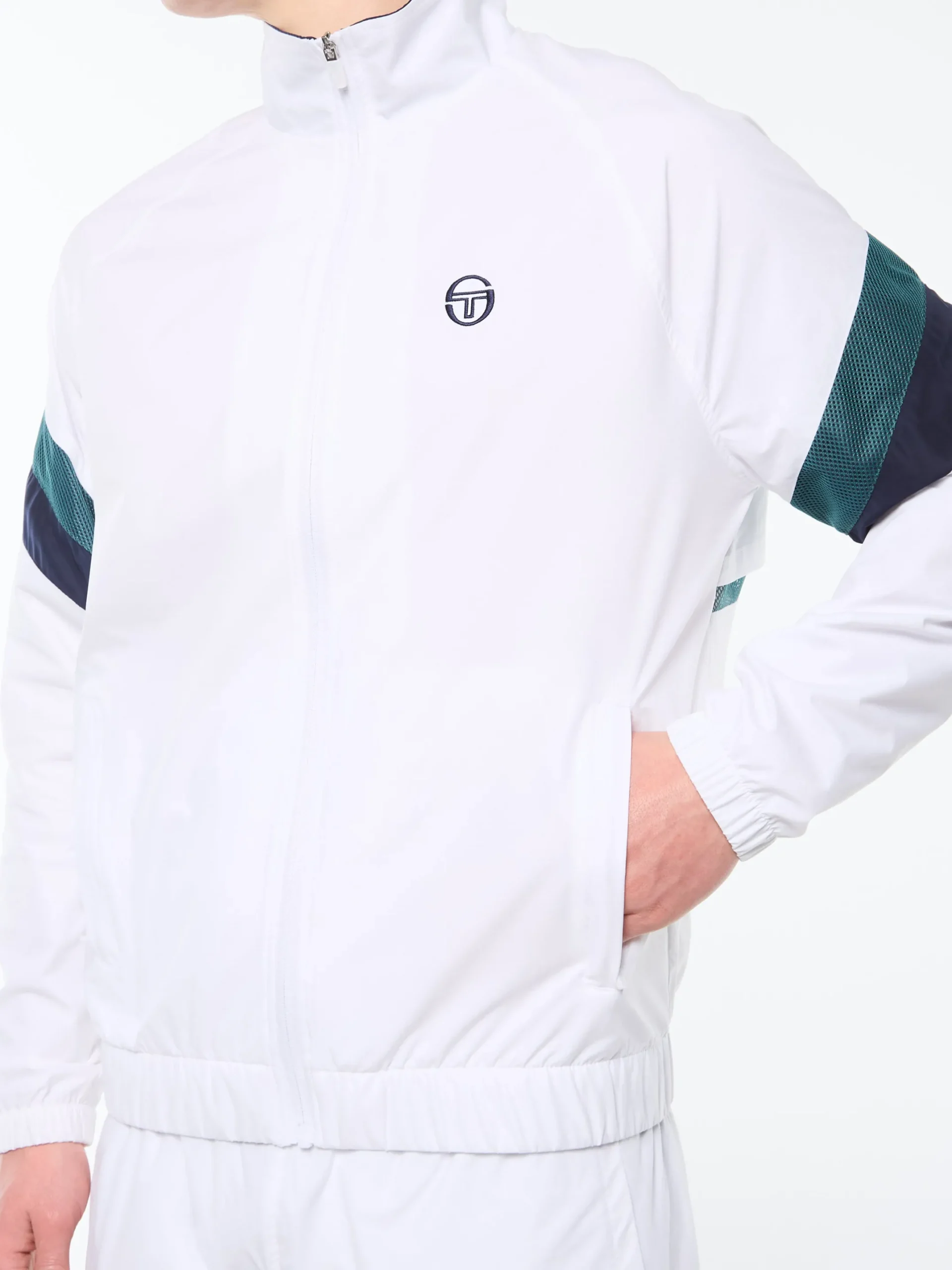 Ventilato Track Jacket-Brilliant White