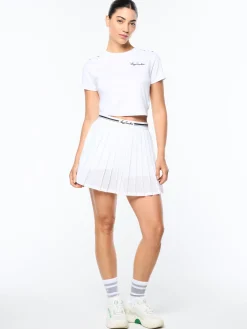 Verona Crop Top- Brilliant White