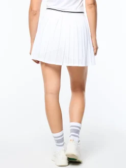 Verona Mesh Skort- Brilliant White