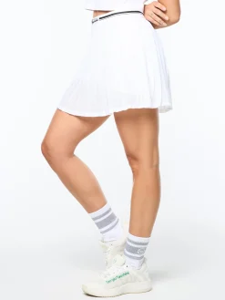 Verona Mesh Skort- Brilliant White
