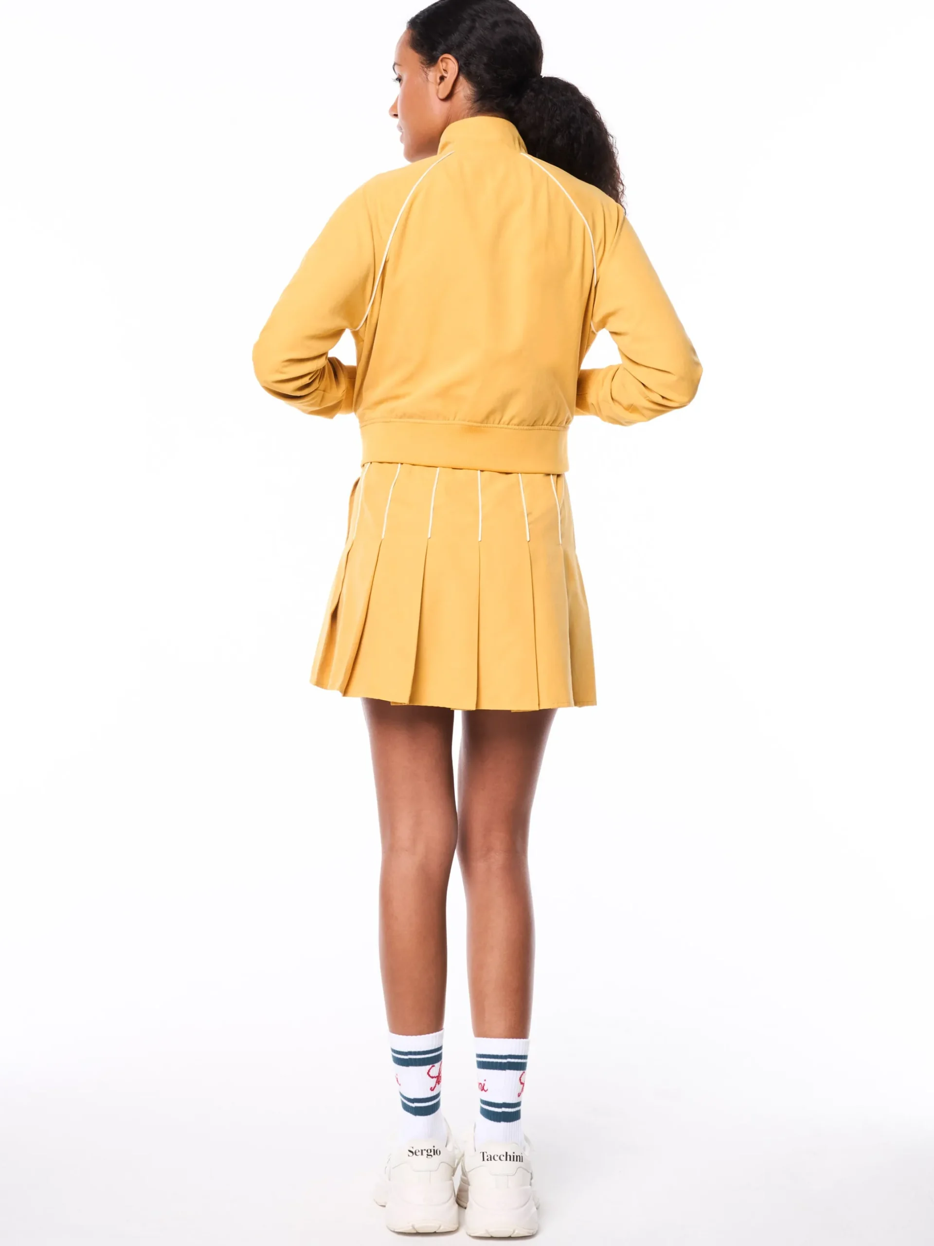 Via Skirt-Honey Gold