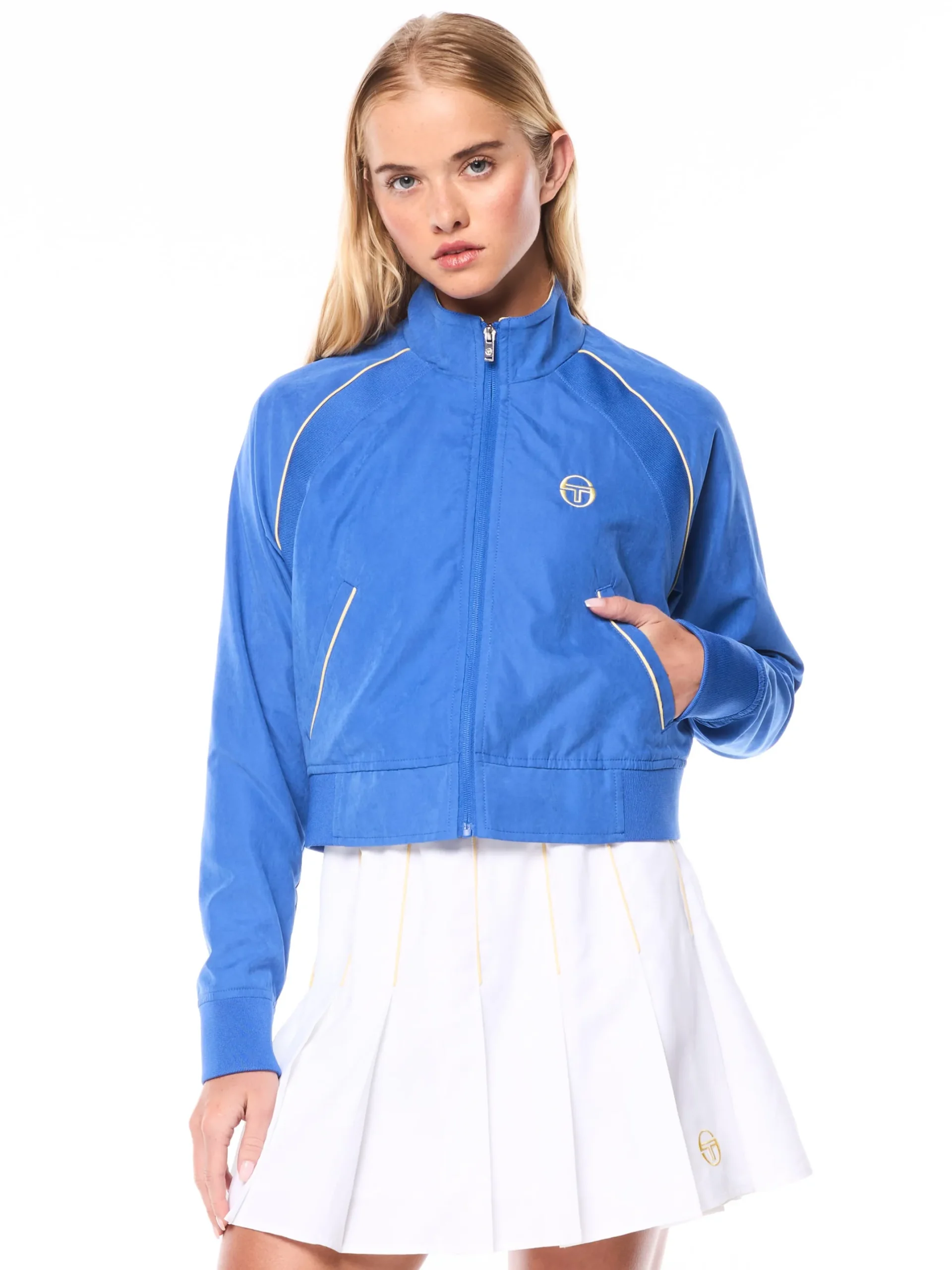 Via Track Jacket-Deep Ultramarine