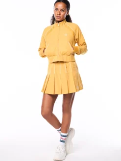 Via Track Jacket-Honey Gold