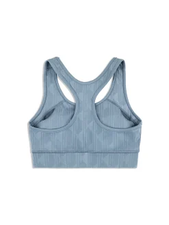 Viano Printed Sports Bra- Grisaille