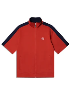 Viscotti Short Sleeve Track Jacket-Bossa Nova