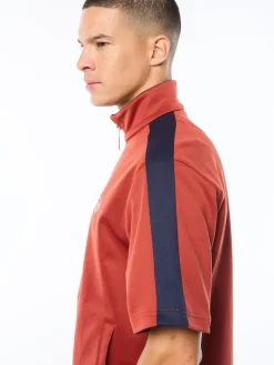 Viscotti Short Sleeve Track Jacket-Bossa Nova