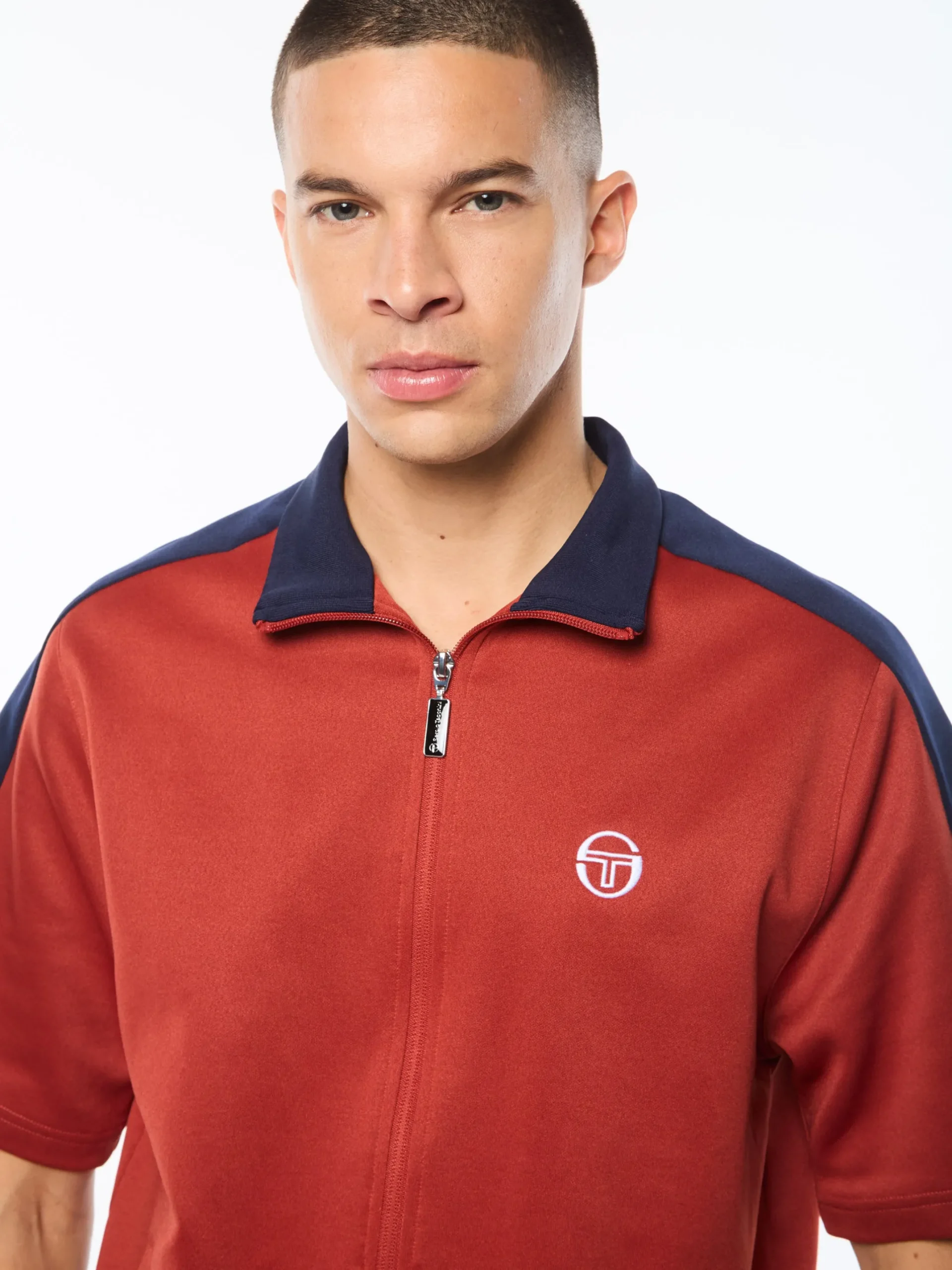 Viscotti Short Sleeve Track Jacket-Bossa Nova