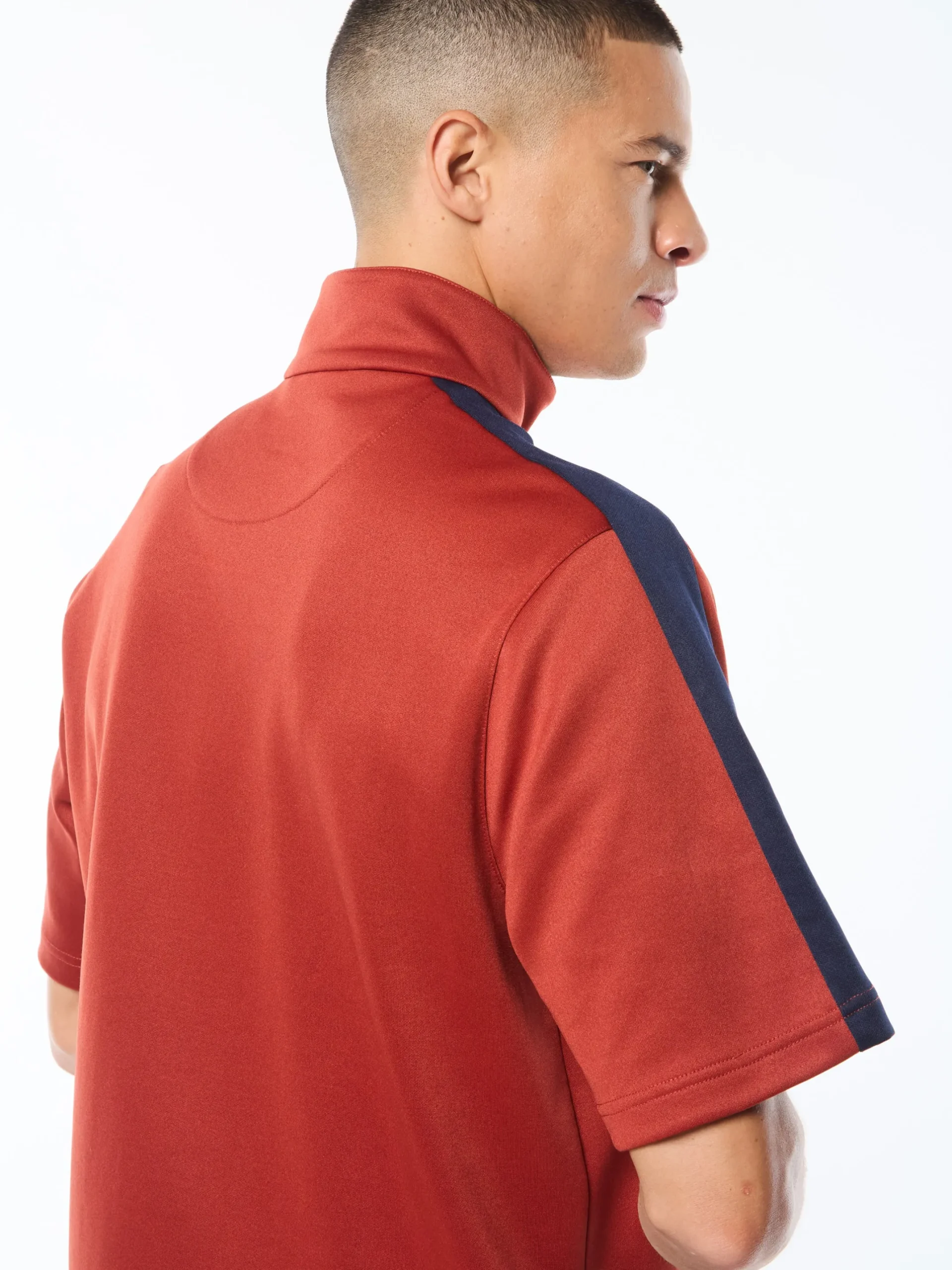 Viscotti Short Sleeve Track Jacket-Bossa Nova