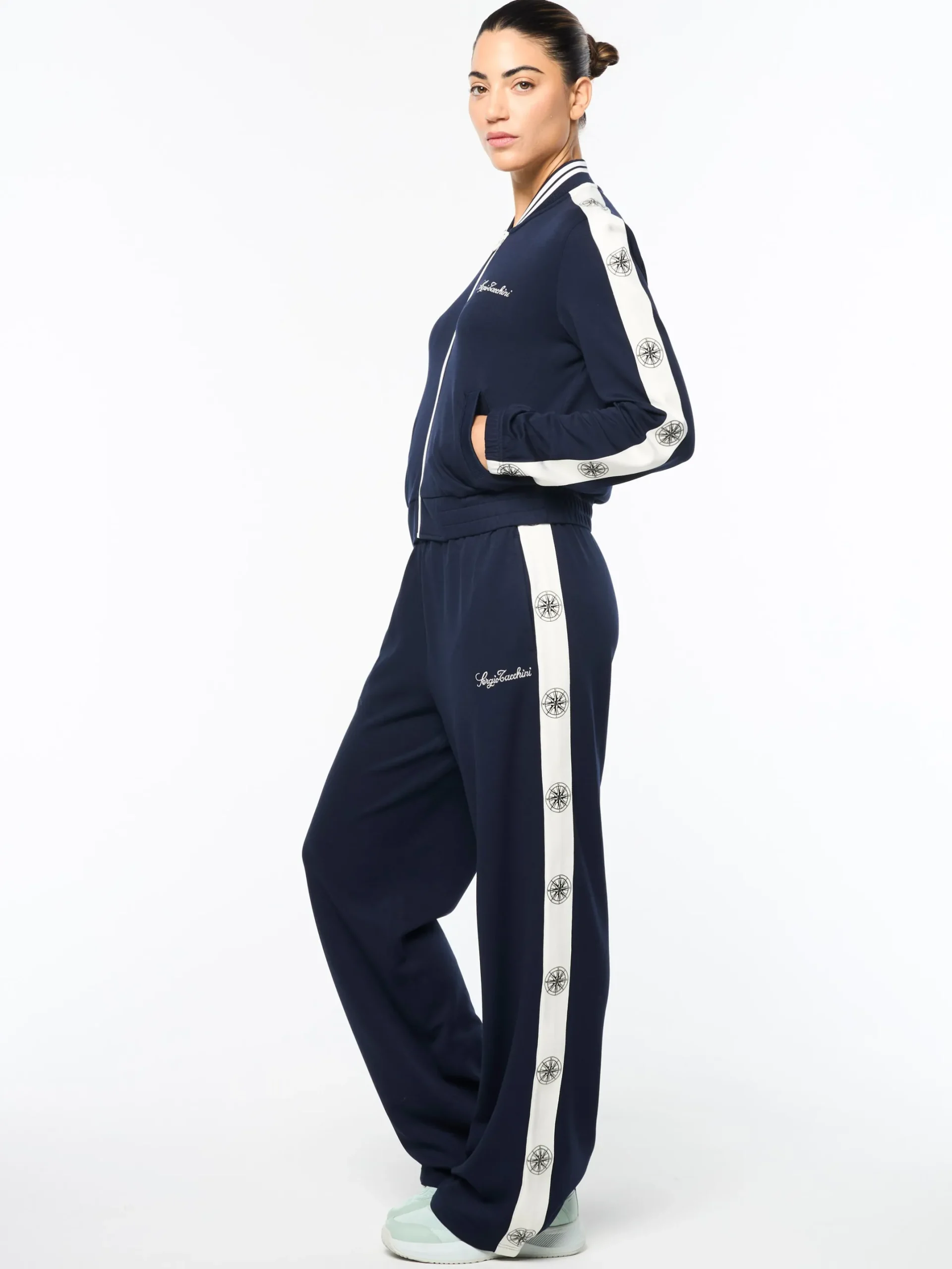 Women's Bussola Track Jacket- Maritime Blue