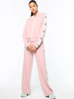 Women's Bussola Track Jacket- Pale Mauve