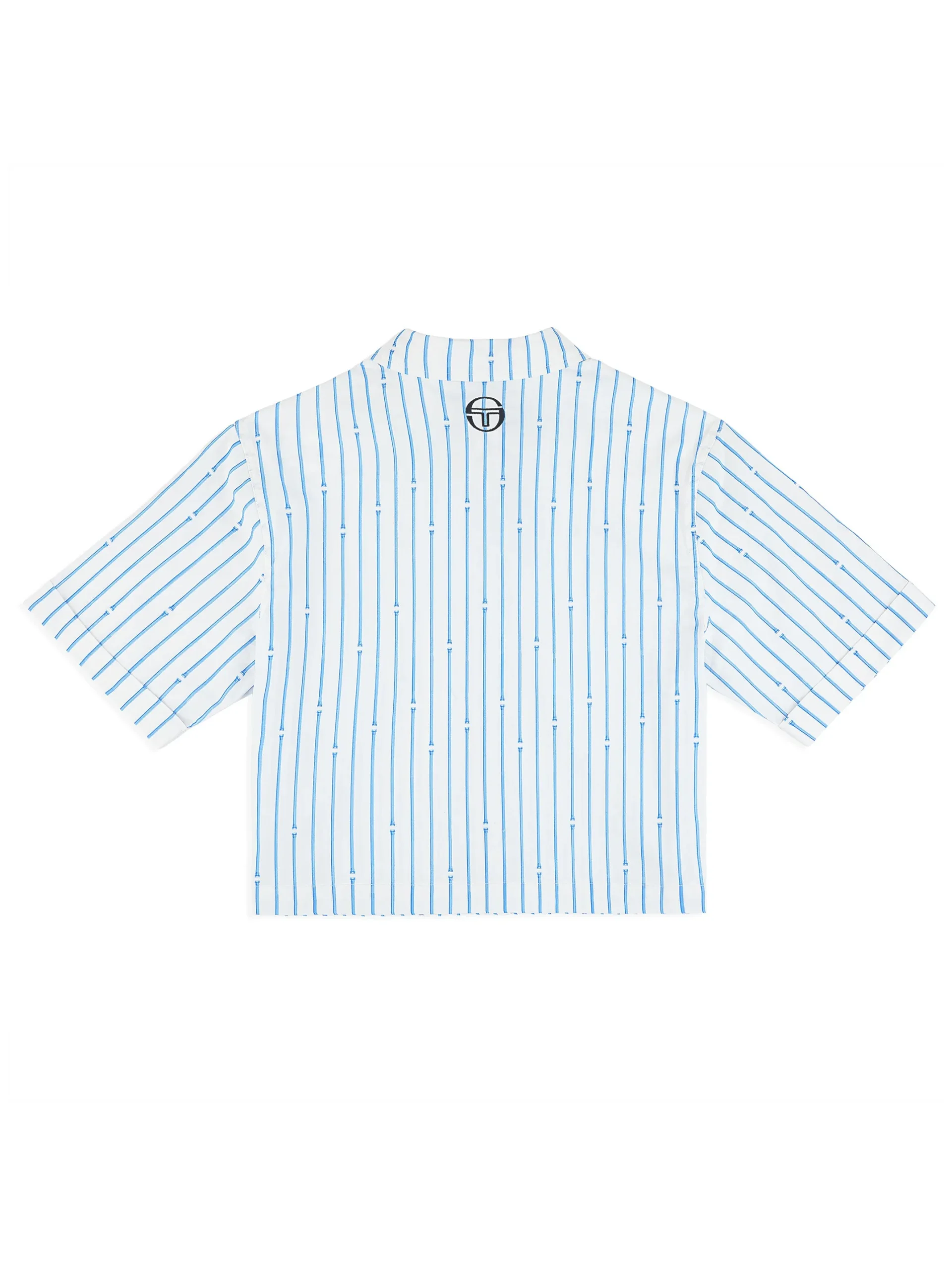 Women's Colonna Cropped Shirt- French Blue
