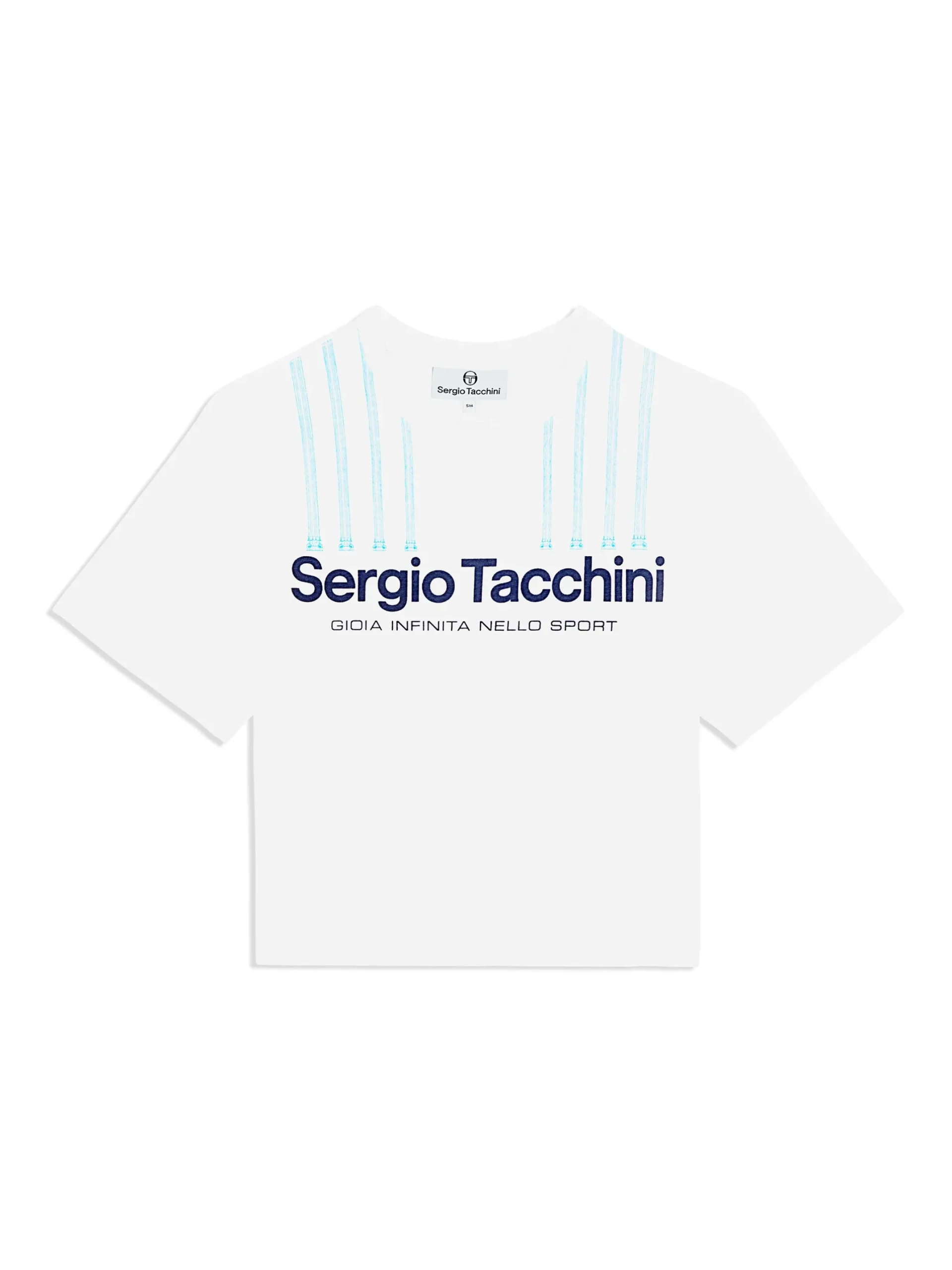 Women's Colonna Cropped T-Shirt- French Blue