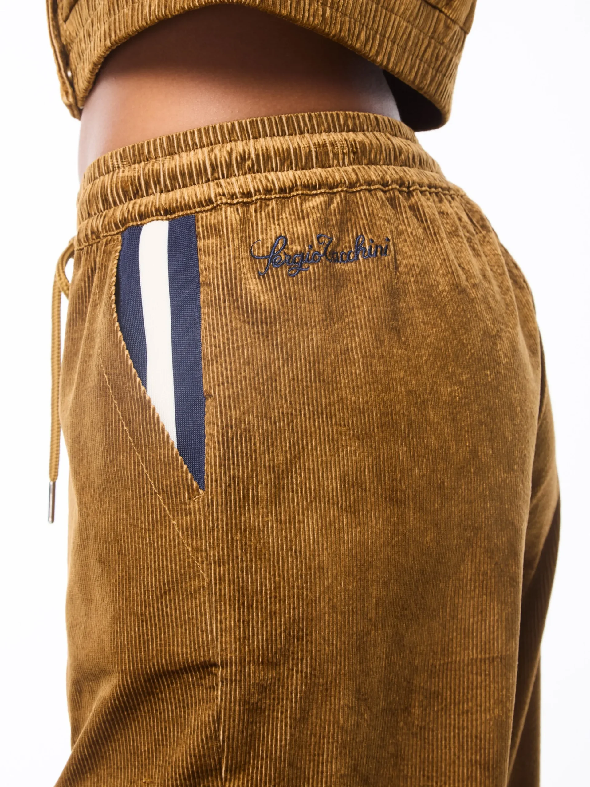Women's Cordurato Track Pant- Bronze Brown