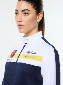 Women's Corsa Track Jacket- Maritime Blue