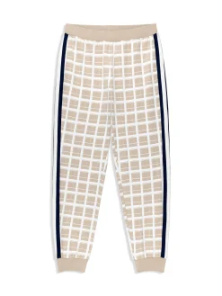 Women's Damarindo Check Track Pant- Humus