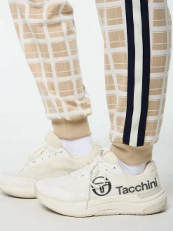 Women's Damarindo Check Track Pant- Humus