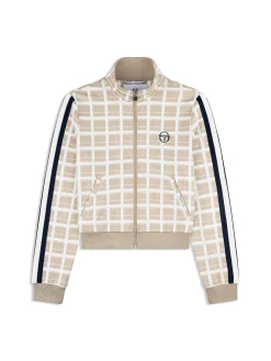 Women's Damarindo Check Track Jacket- Humus