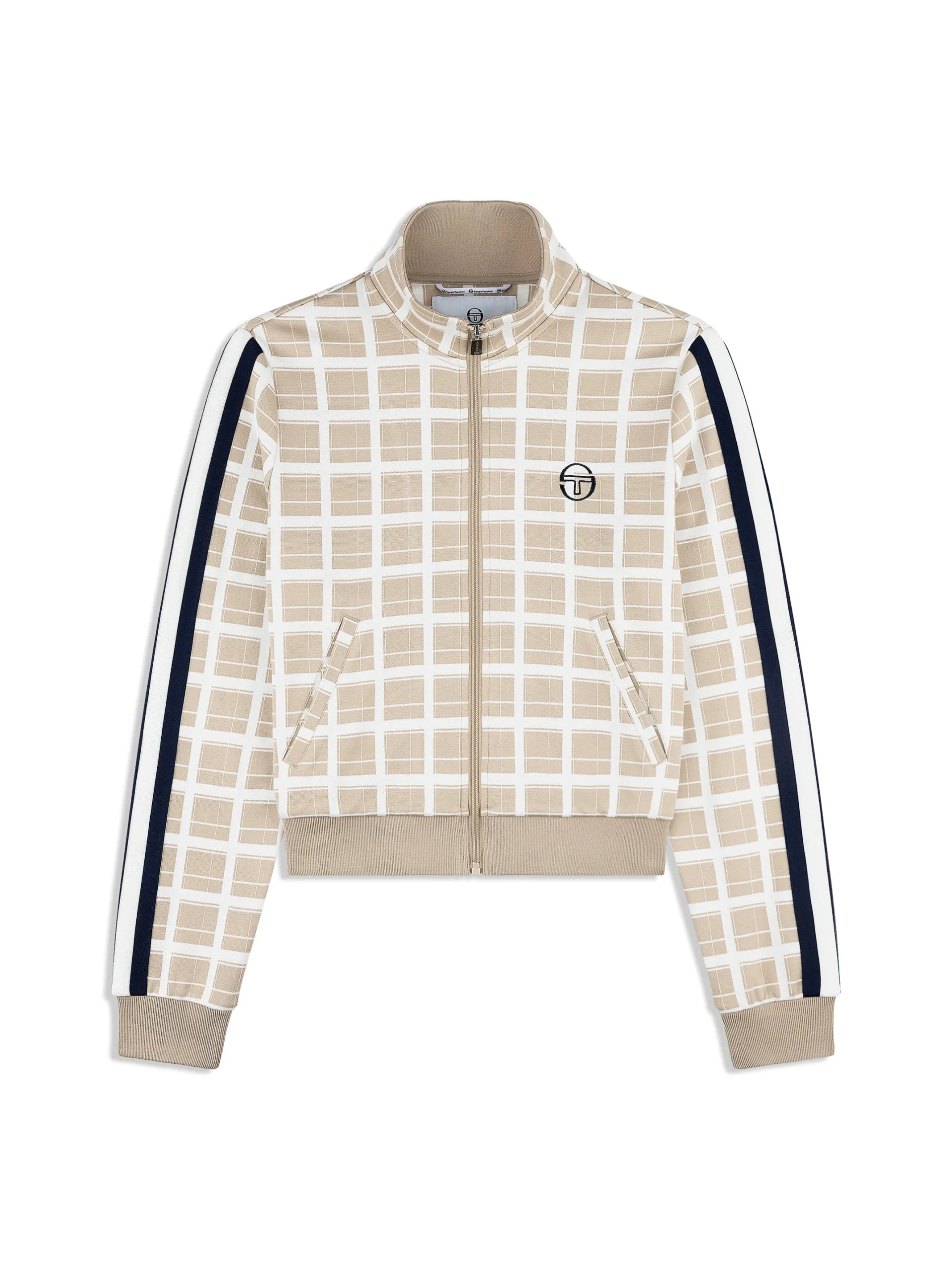 Women's Damarindo Check Track Jacket- Humus
