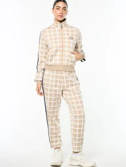 Women's Damarindo Check Track Jacket- Humus