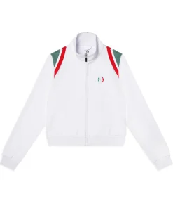 Women's Eredita Track Jacket-Brilliant White