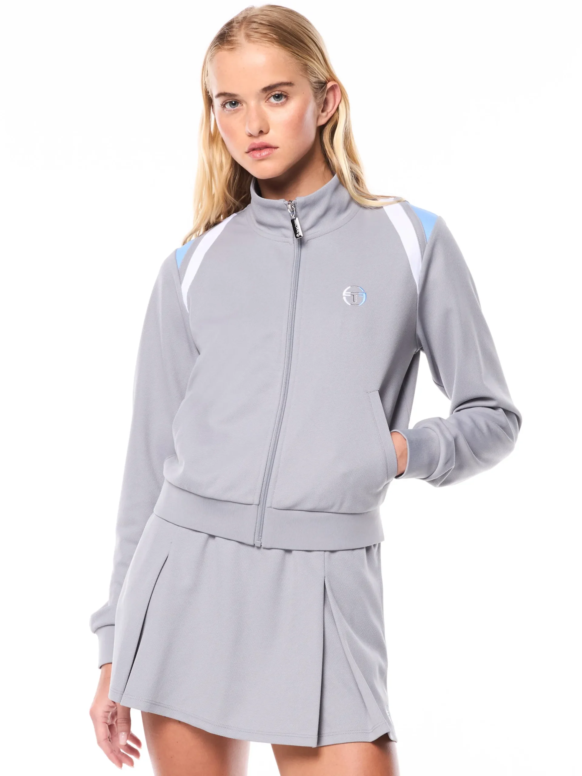 Women's Eredita Track Jacket-Sleet
