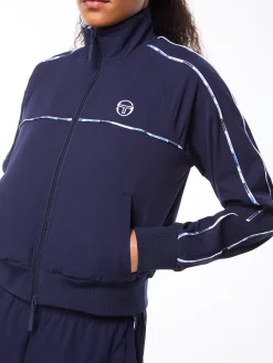 Women's Lioni Track Jacket- Maritime Blue