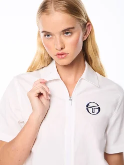 Women's Piano Cabana Full Zip-Brilliant White