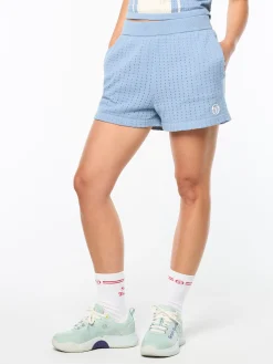 Zola Knit Short- Faded Denim